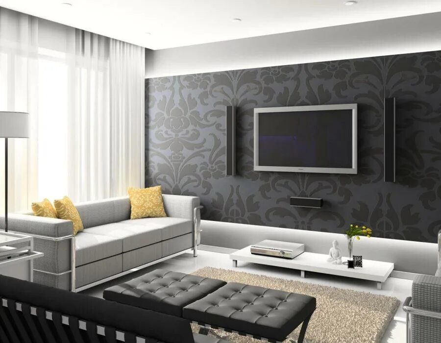 Purple and grey are great together Purple living room, Room color schemes, Livin