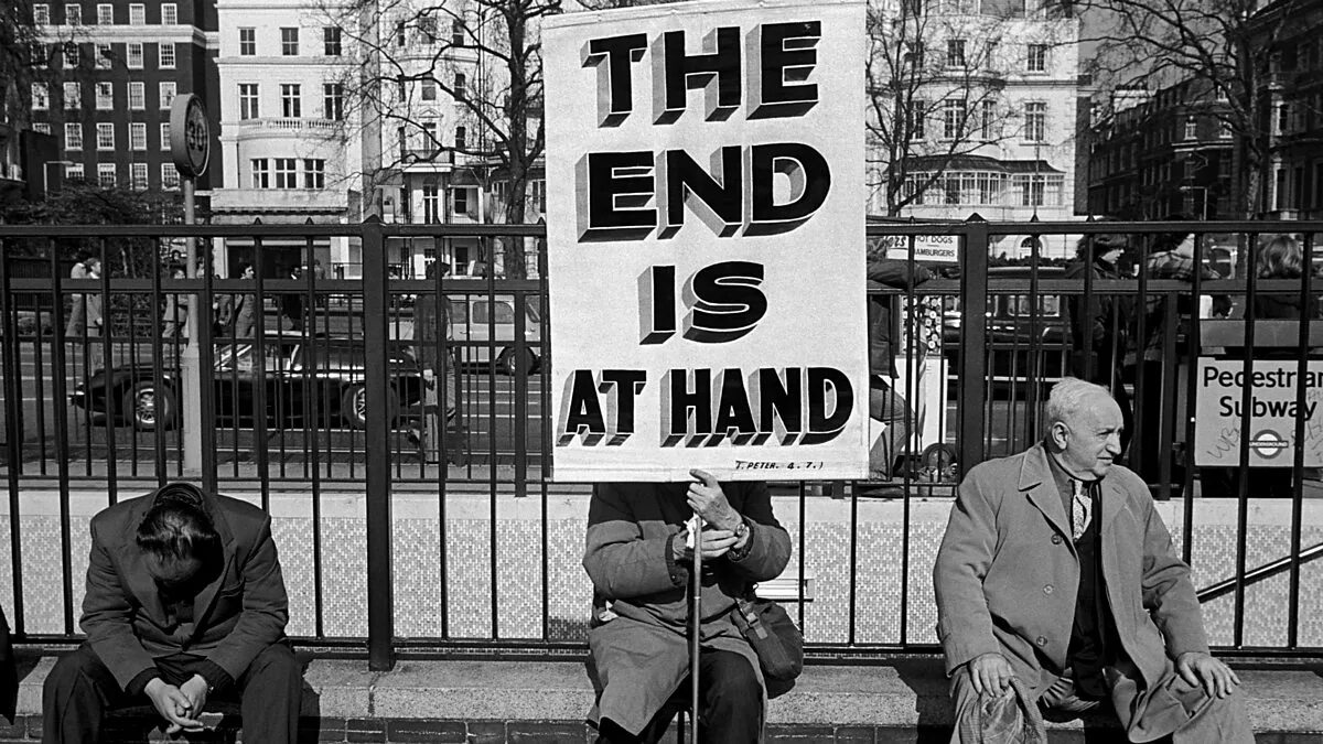 The end is the way. The end is at hand. картинка the end is at hand. be end. speaker&#039;s corner фото.