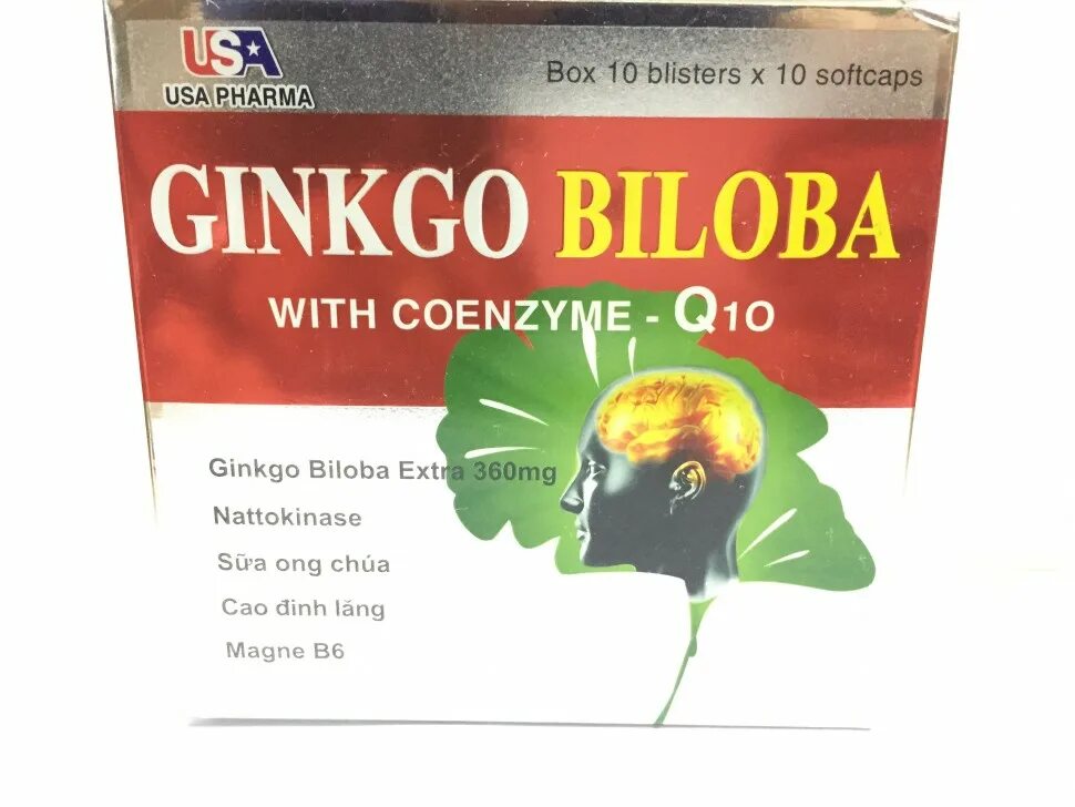 Гинкго Омега 3 с коэнзимом q10 Вьетнам. Ginkgo Biloba препарат для памяти. Гинкго-билоба таблетки из Вьетнама. Ginkgo Biloba with Coenzyme q10 Вьетнам. Препарат для головного мозга и для памяти