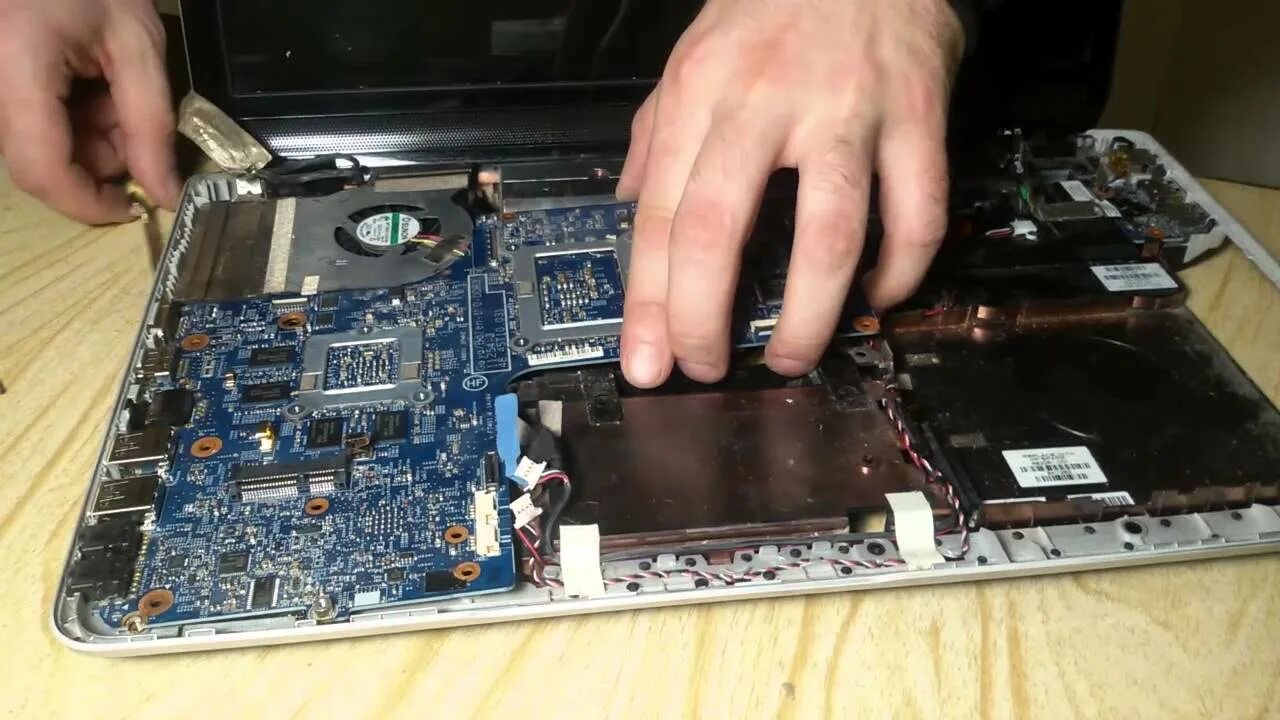 Разборка и качественная чистка ноутбука HP Pavilion dv6 - YouTube