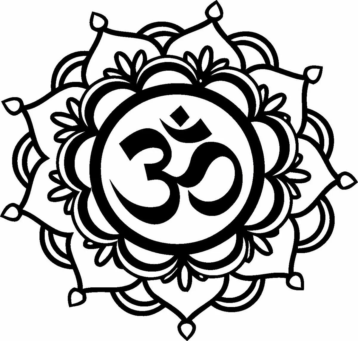 Знак удачи в индии. Мандала со знаком ом. Сахасрара чакра Мандала. Индийский символ ом. Чакра Сахасрара Татуировка.