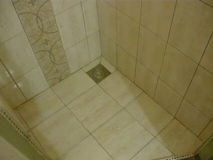 Плитка с уклоном к сливу