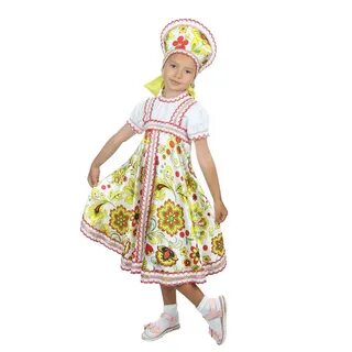 Русско народные костюмы для детей девочек