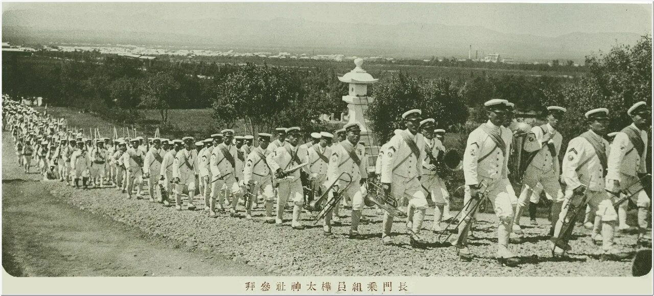 Японцы на Сахалине. Япония в 1925 году. Южно Сахалинский парк Гагарина при Карафуто. Эпоха сёва.