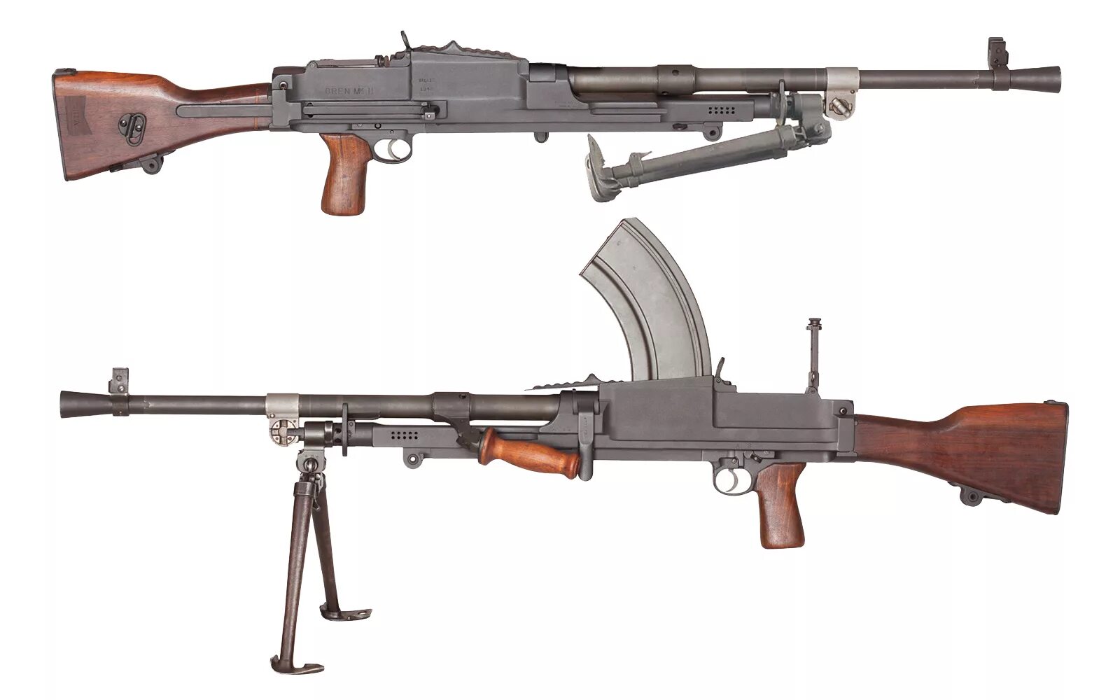 Ii guns. Пулемет Bren. Bren ручной пулемёт. Пулемёт брен МК 1. Bren mk2 пулемет.