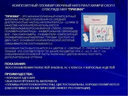Композитные материалы светового отверждения презентация