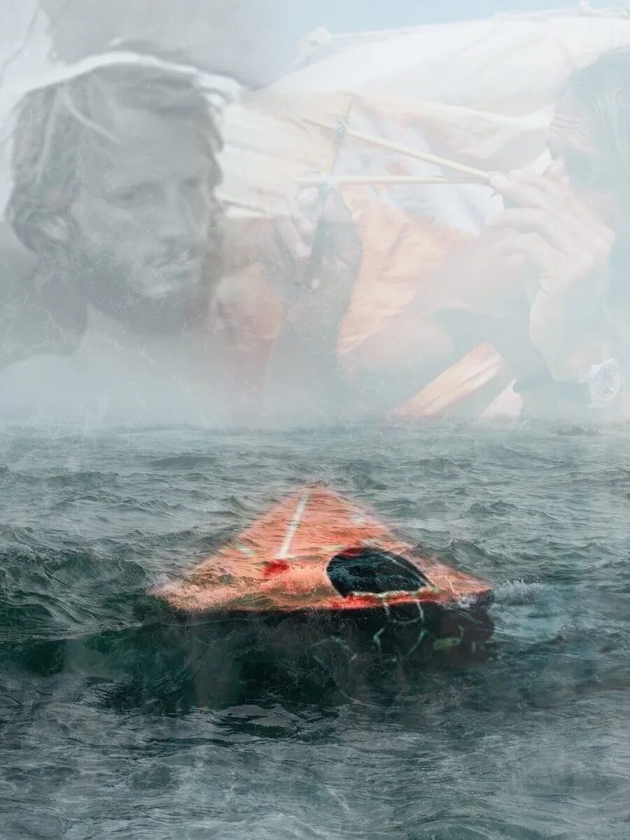 Сти́вен ка́ллахэн. Самодельный плот океан. Посреди моря. Стивен каллахэн на плоту. Корабль посреди моря.