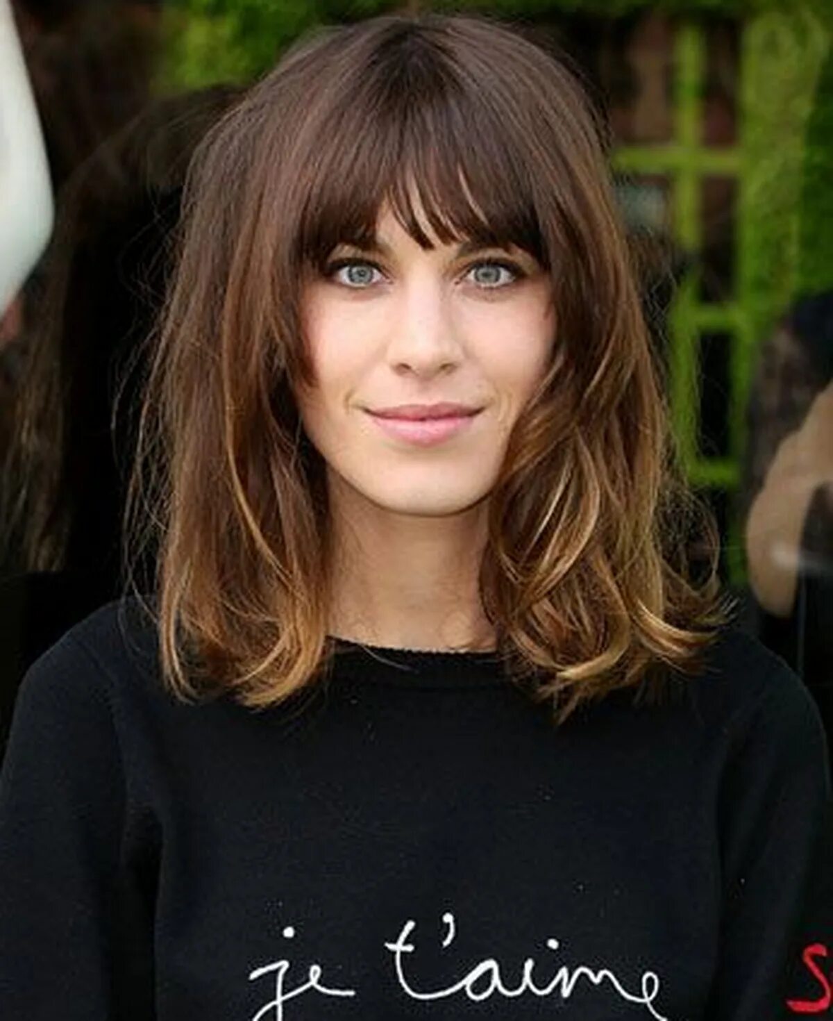 Long bangs