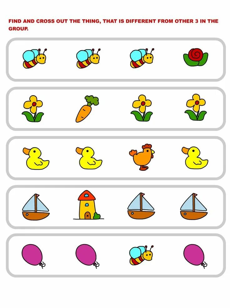 Same or different things. Same or different for kids. which one is different worksheet. the same or different worksheets. preschool worksheets different.