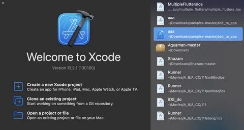 How to find more Xcode project used entry? - Stack Overflow