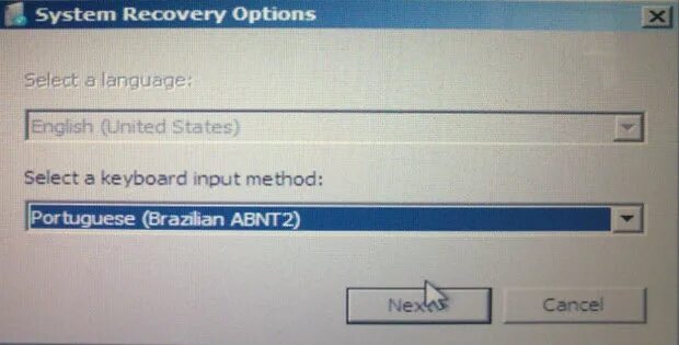 Recovery option