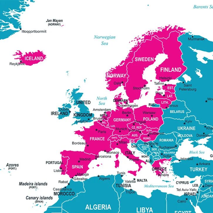 Страны шенгенской визы 2024. Шенген на карте Европы. Шенгенские страны на карте. Страны Шенгена на карте. Страны Шенгена на карте Европы.
