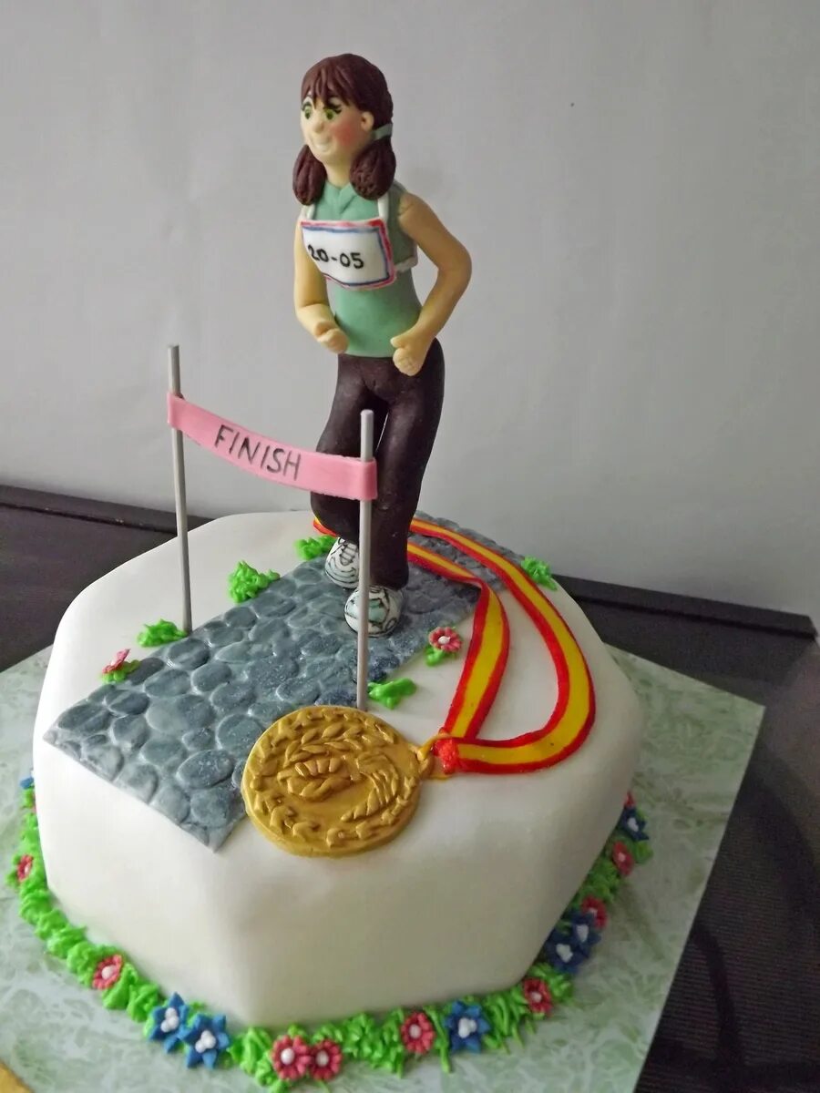 Running cake