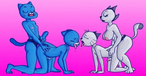 Порно Фурри Комиксы Гамбол.