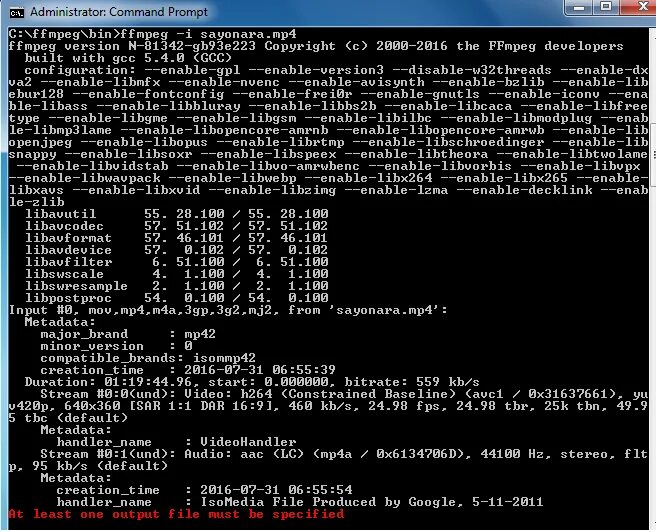Ffmpeg metadata. Ffmpeg нарезать видео на кадры.