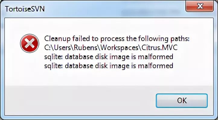 Database failed