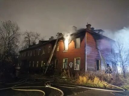 Пожар в архангельске сегодня