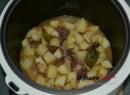 Рецепт тушеной картошки с тушенкой в мультиварке