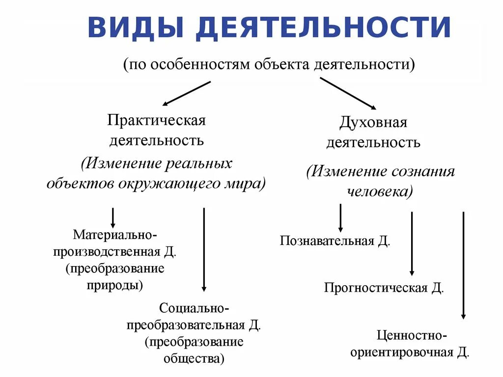 Какая бывает деятельность организации. Схема виды деятельности Обществознание 8 класс. Виды деятельности в обществознании практическая. Виды деятельности схема Обществознание. Виды деятельности человека Обществознание.