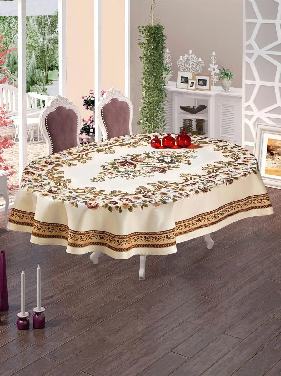 Гобеленовую скатерть овальную. Скатерть do &amp; co rozelina lux 9238, 220х160 см овальная. скатерть do&amp;co 160x220см. скатерть &quot;сапфир&quot;, 160 см. скатерть новогодняя овальная 160х220.