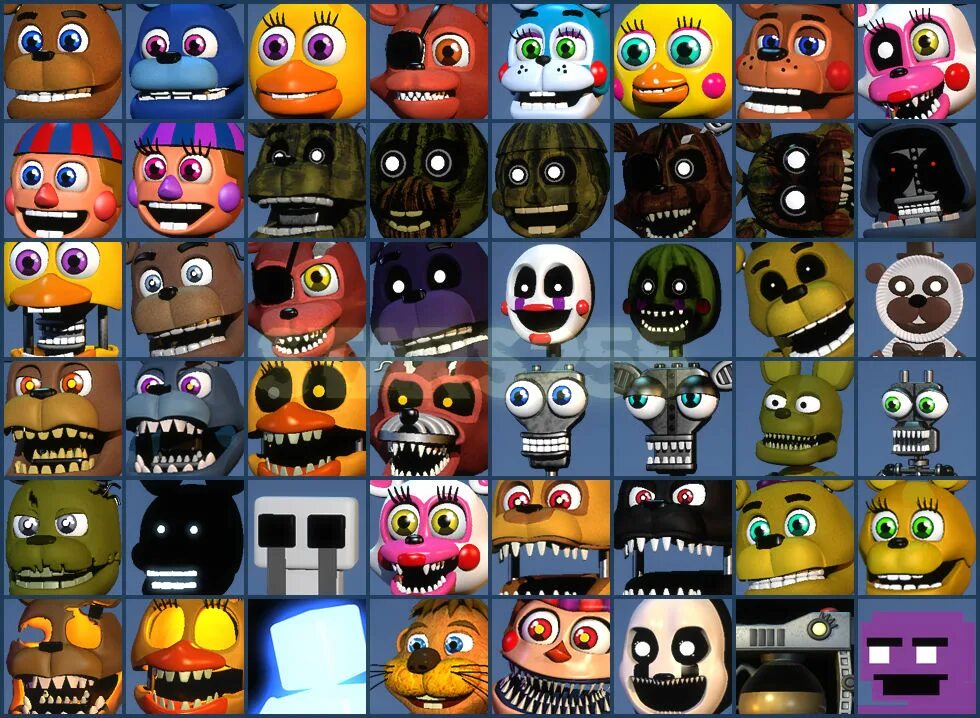 Мимк фнаф. Фнаф декор. декор фнаф 2. fnaf world персонажи под цифрами. сколько персонажей в фнаф.