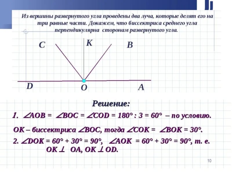 Биссектриса развёрнуто го угла. Из вершины развернутого угла. Биссектриса развернутого угла. Биссектрисы смежных углов. Найти углы а ис