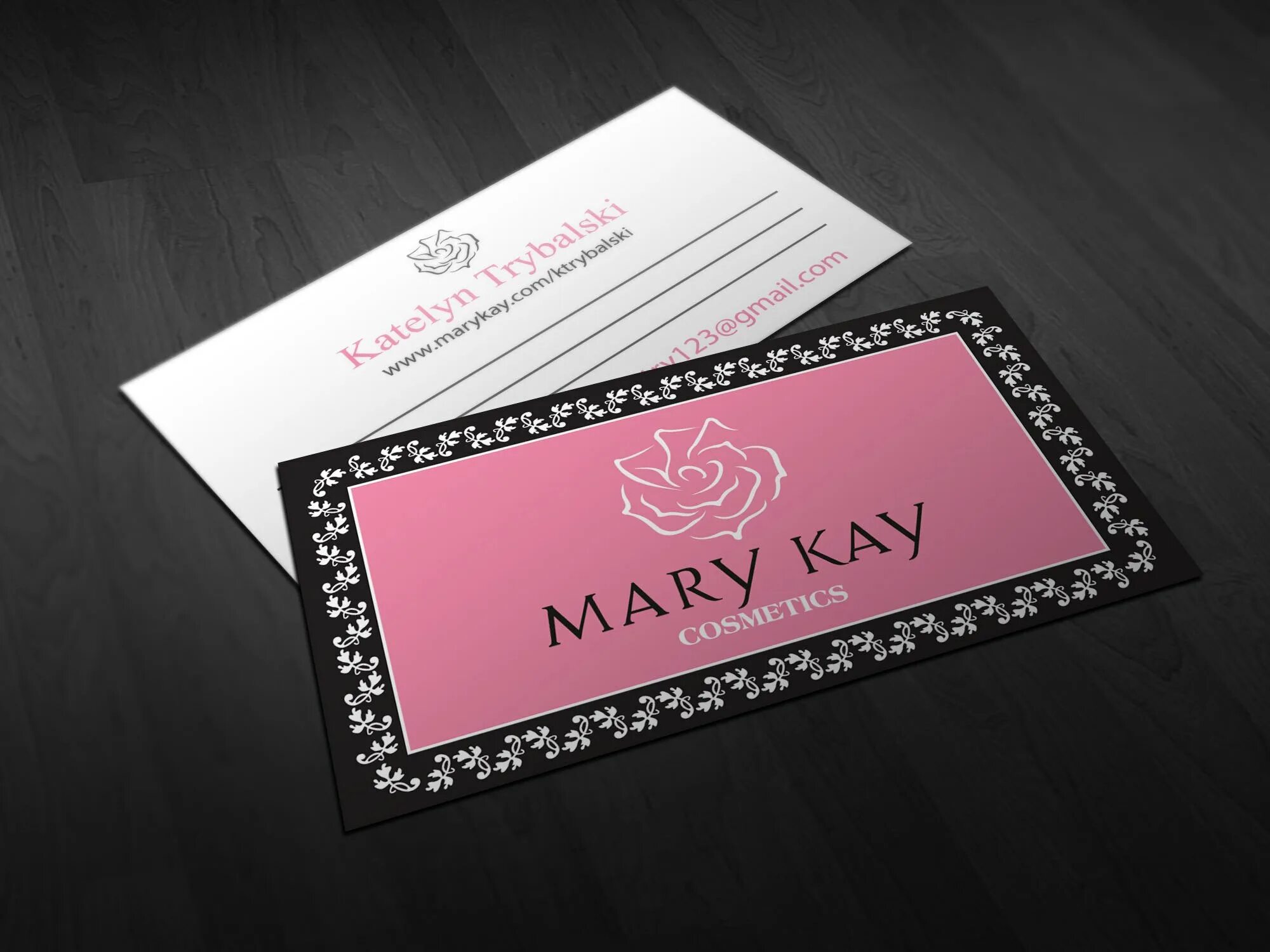 Mary Kay визитка. Пригласительные визитки.