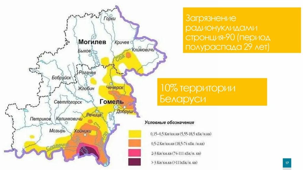 Карта радиоактивного загрязнения Беларуси стронцием 90. Стронций 90 радионуклид. Период полураспада стронция. Стронций 90 загрязнение.