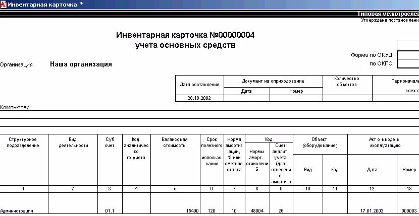 Карточка учета ос 6. Инвентарная карточка основного средства. Инвентаризационная карточка учета. Форма ОС-6 инвентарная карточка учета объекта основных средств. ОС-6 инвентарная карточка учета объекта основных средств.