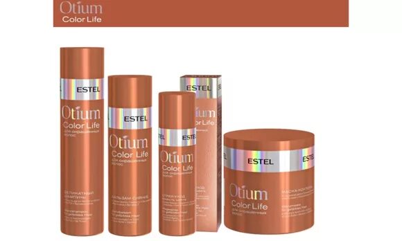 Otium color life. OTM.204 набор Otium Color Life для окрашенных волос. Estel Otium Color Life набор. Эстель отиум вся линейка. Набор Otium Color Life Эстель.