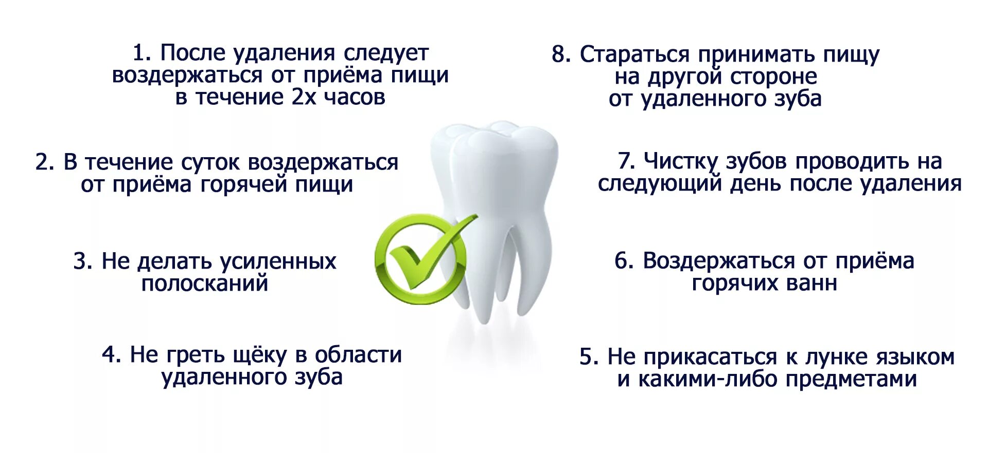 Почему после стоматолога нельзя есть 2 часа. Удалил зуб через сколько можно кушать. Указания после удаления зуба. Рекомендации по удалению зуба. Рекомендации после вырванного зуба.