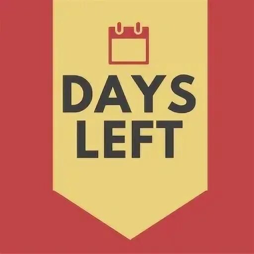 Days left to go