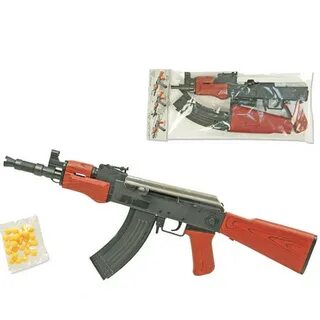 Игрушечная автомата ак 47 с пульками