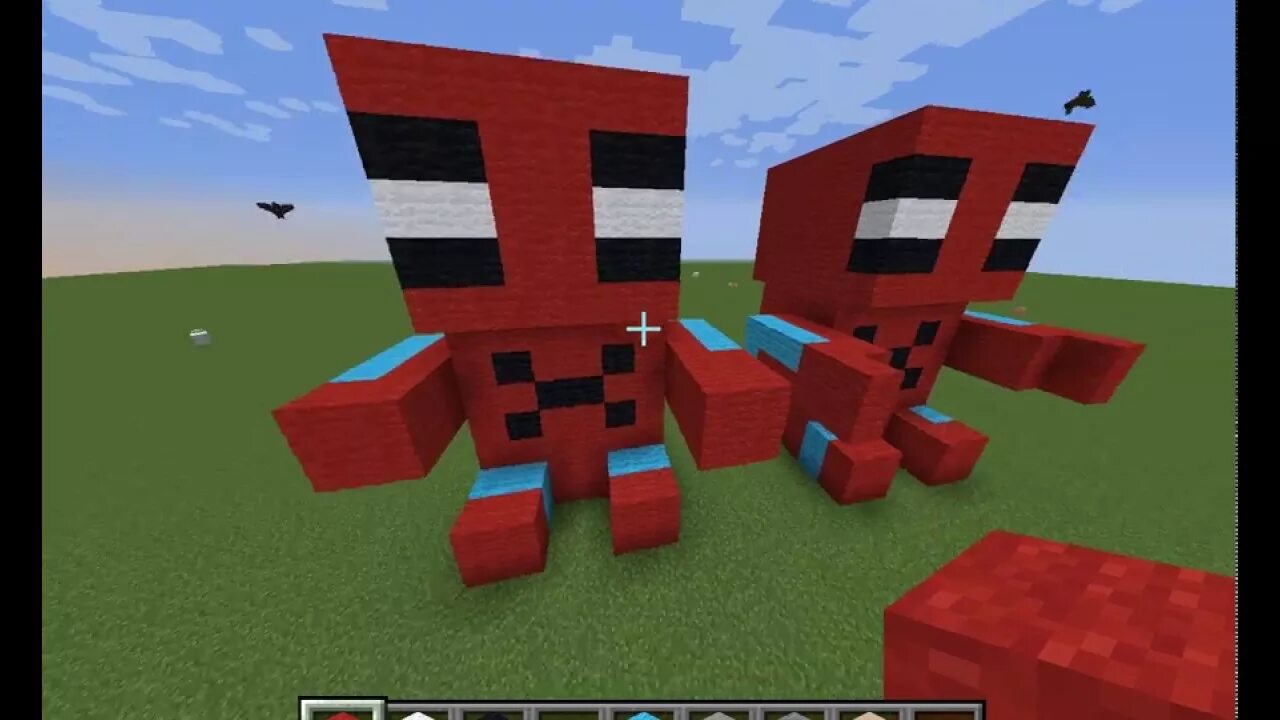 Minecraft паук. Паук в майне постройка. Паук постройка. 2 пауки. Робот в майнкрафте постройка.