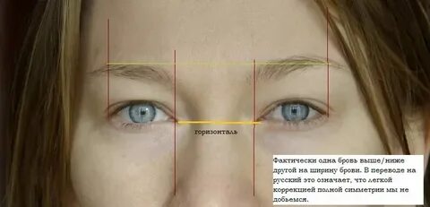 Почему левая бровь