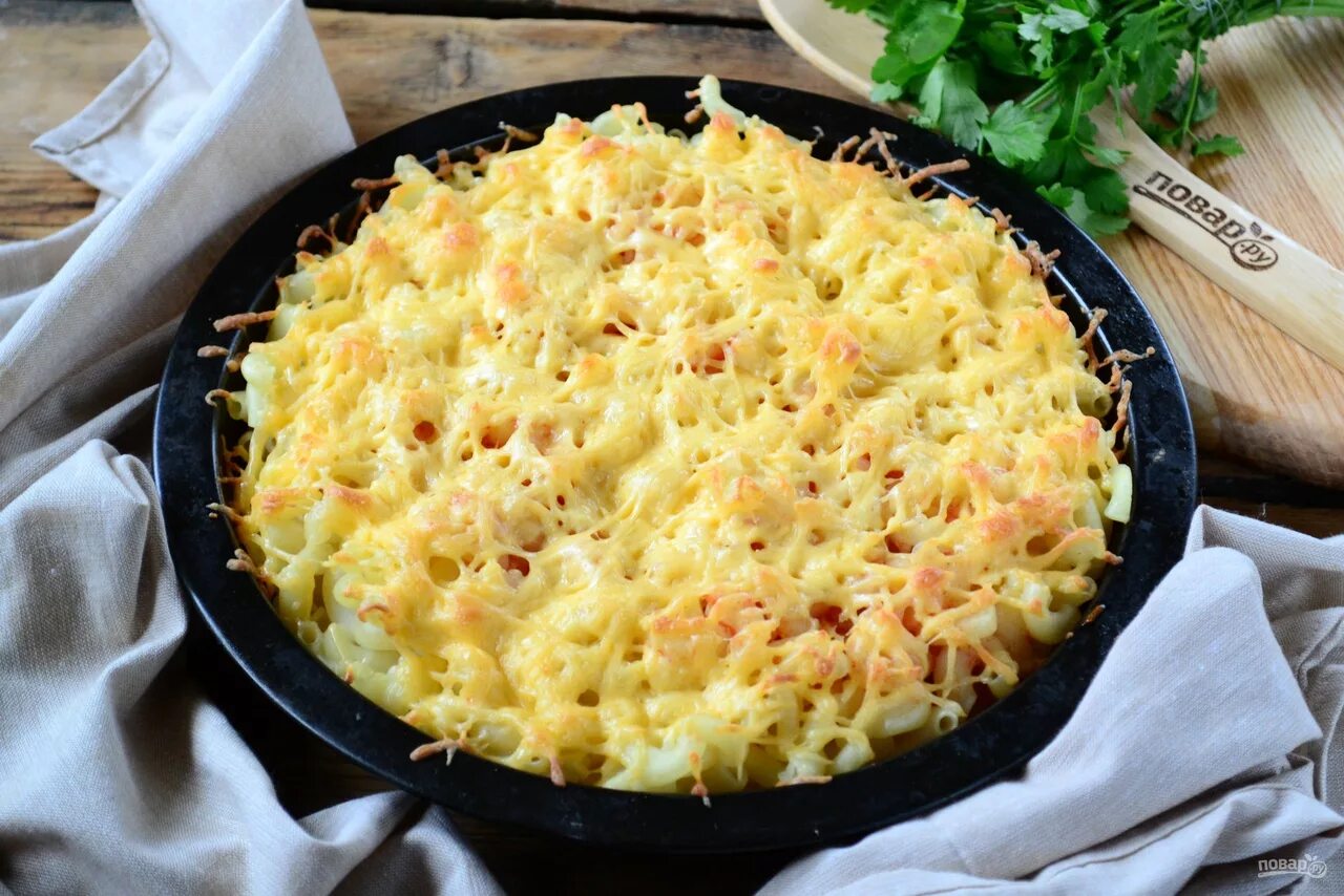 спагетти с сыром рецепт на сковороде