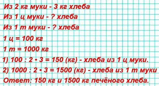 Из 2 кг муки выходит