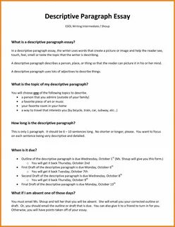 002 Discriptive Essay Cover Letter Example For Descriptive How Write.