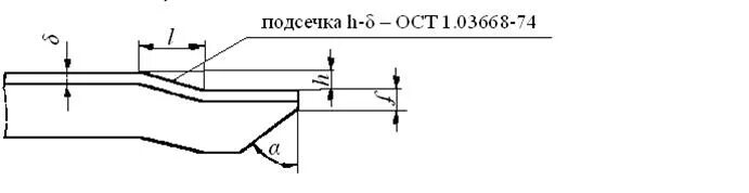 Подсечка на чертеже. Подсечка профиля чертеж. Обозначение подсечек на чертеже. Подсечка ГОСТ.