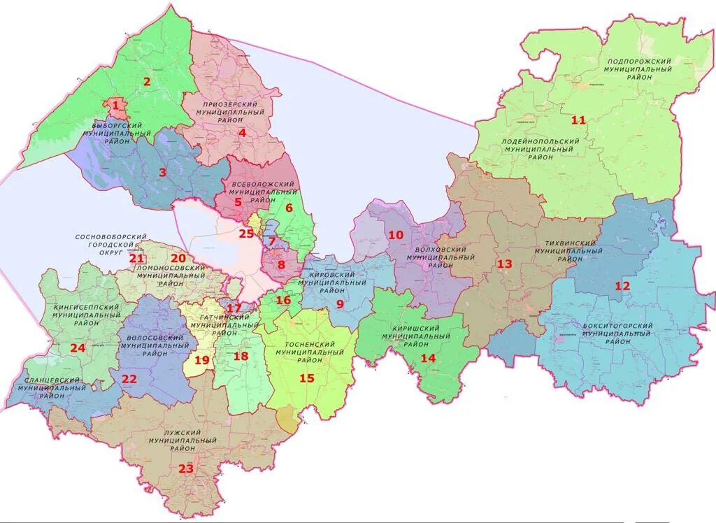 Административная карта Ленинградской области по районам. Избирательные округа России карта. 48 Избирательный округ Ленинградской области. Округа на ЗАКС В 2021 году в Ленинградской области на карте.