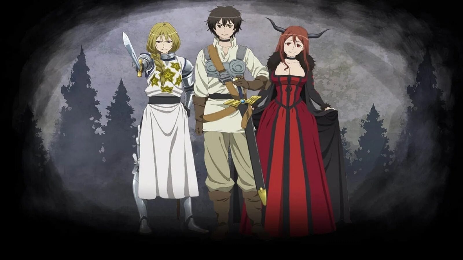 Королева демонов и герой. Аниме герой при заклятом враге рыцарь. Королева демонов maou yuusha. Герой при заклятом враге аниме. Герой при заклятом враге аниме.