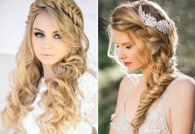Прически на длинные волосы 9 класс acconciature per i capelli lunghi con un semi raccolto Acconciature lunghe, Acco