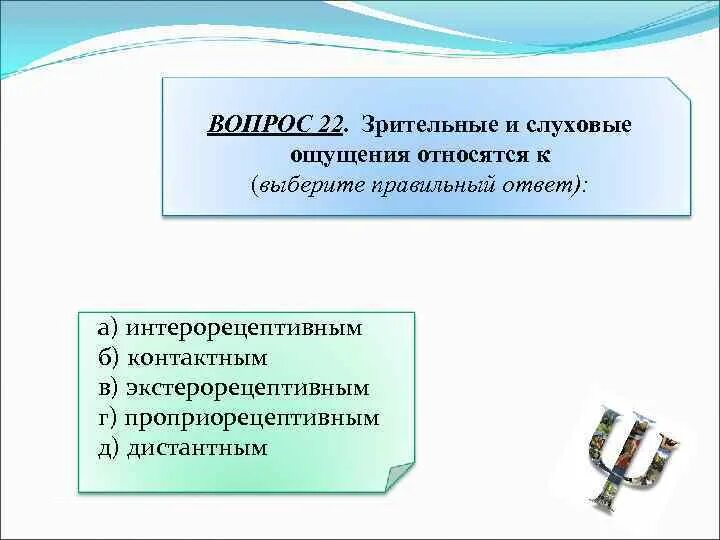 Слуховые и зрительные ощущения являются ощущениями. Слуховые и зрительные ощущения являются ощущениями