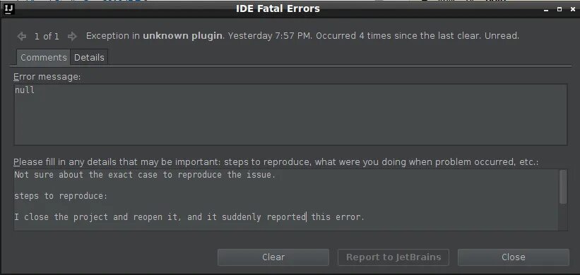 Ошибки в ide. Произошла ошибка ide. Ide ошибки Windows. Fatal Error Uncaught exception.