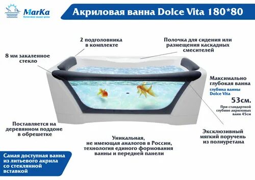 Ванна dolce. Ванна Aima Dolce Vita 180x80. Dolce Vita ванна 180*80 с экраном. Прозрачная акриловая ванна.