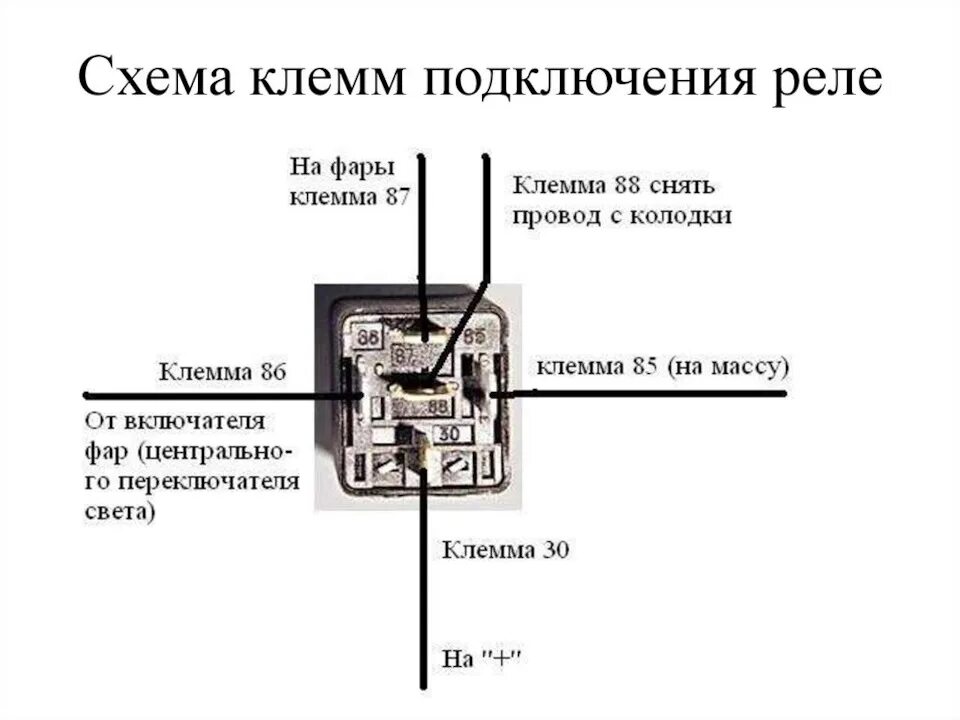 Схема подключения ближнего света через реле. Схема подключения ближнего и дальнего света через реле. Схема подключения реле фар ближнего света. Схема подключения реле света. Far подключение