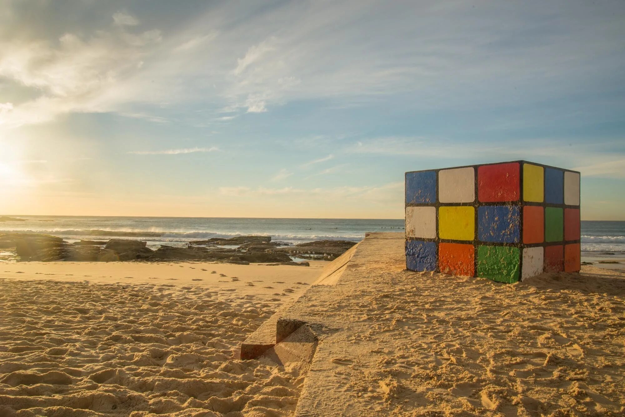 Рубиком фото. Кубики/пляж. Пейзаж кубиков. Море в кубике. Природа в кубике.