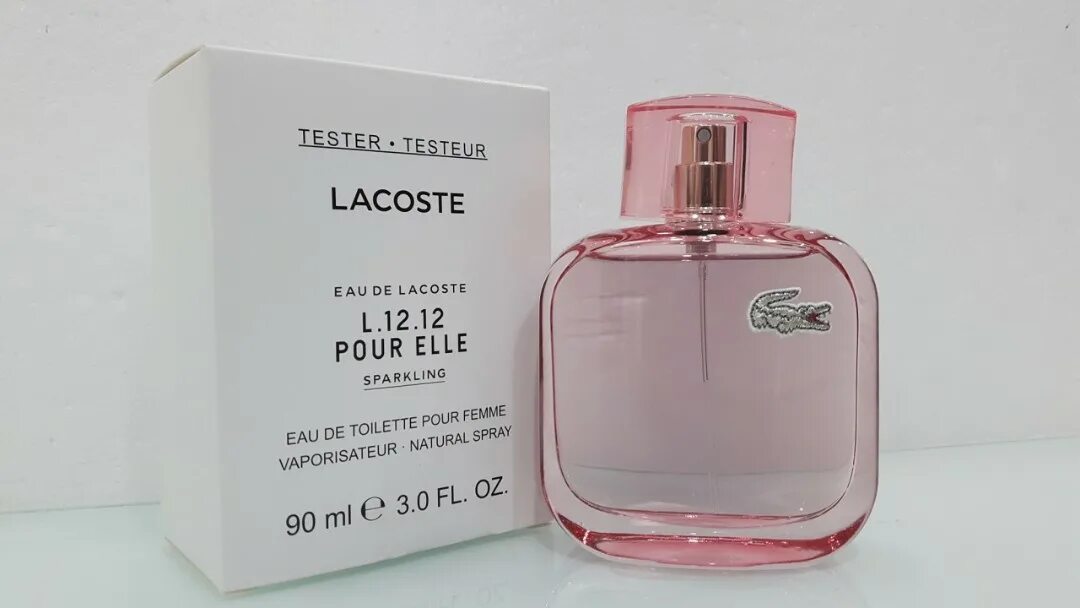 Lacoste l.12.12 pour elle sparkling EDT, 90 ml. Духи Lacoste elle sparkling. Тестер Lacoste l.12.12 pour elle sparkling EDP, 100 ml. Eau de Lacoste l.12.12 pour elle sparkling Lacoste 100 мл.