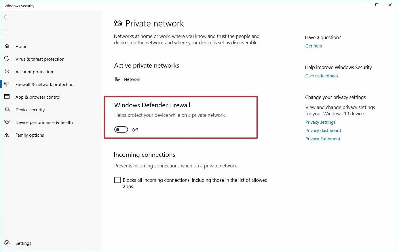 Как решить проблему с windows 10. Privacy settings. проблемы виндовс девайс. windows privacy dashboard. параметры windows app/безопасность windows/firewall protection/network type.