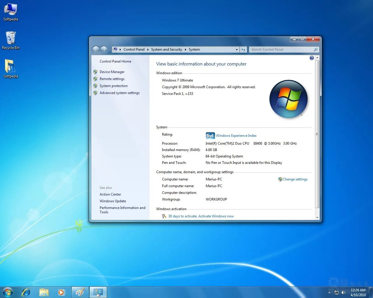 Разрядность windows 7. Компьютер windows. компьютер виндовс 6. windows 7. компьютер виндовс 7.